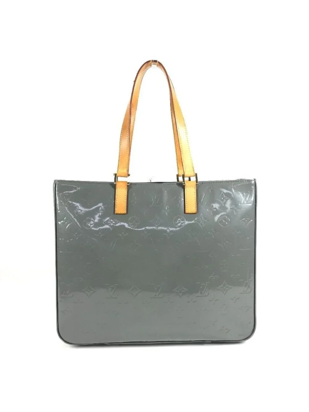 Louis Vuitton Tote Columbus Monogram Vernis Gray